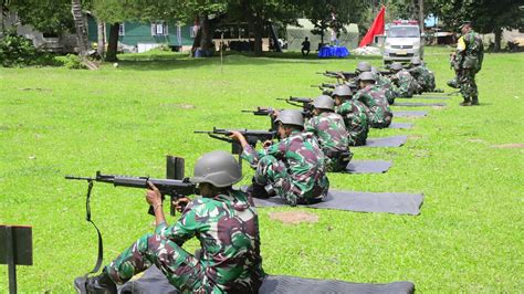 Asah Naluri Tempur Prajurit Pangkalan Tni Angkatan Laut Tarempa Gelar