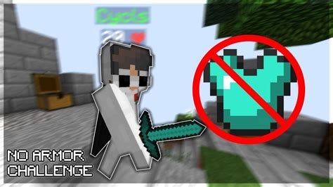 No Armor Challenge In Hypixel Skywars Ft Darkshadowrain Youtube