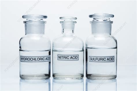 Strong acids - Stock Image - C036/3979 - Science Photo Library