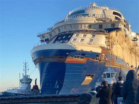 Fourth Edge-Class Celebrity Cruise Ship Floats Out at Shipyard - Top ...
