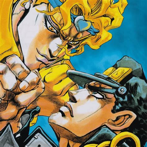 Arakis Art On Instagram Dio And Jotaro Drawn By Araki In 1992 For