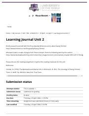 SOC 1502 AY2020 T4 Learning Journal Unit 2 Pdf Roua Basset Home