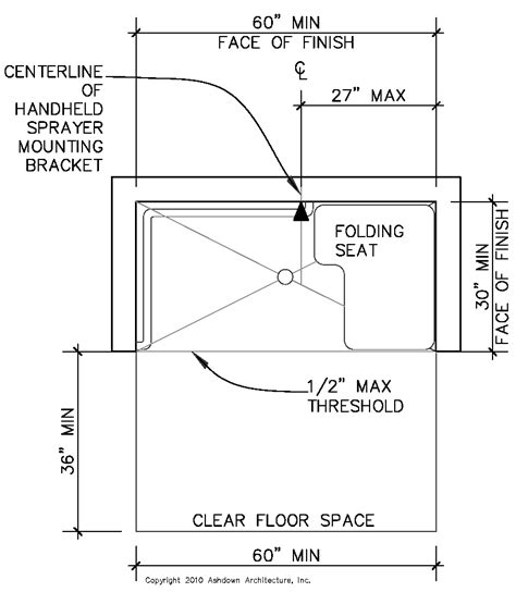 Ada Compliant Bathroom Layout With Shower