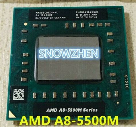 AMD A8-5500M CPU A8-Series Quad-Core 2.1GHz 4M Socket FS1 Processor | eBay