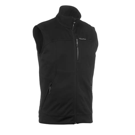 Gilet Coupe Vent De Trek Montagne Trek 100 Wind Noir Homme Quechua