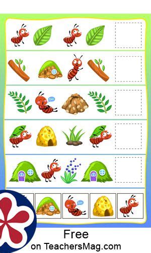 Preschool Math Patterns Preschool Ant Insects Theme Preschool Insect