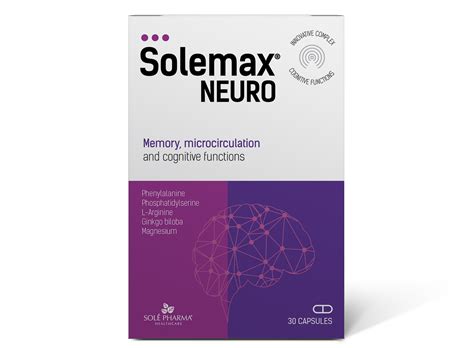 Solemax® Neuro for memory and cognitive functions.