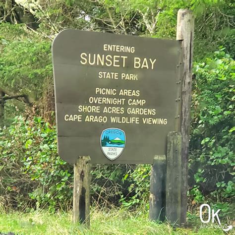 Sunset Bay State Park in Oregon | OK Which Way