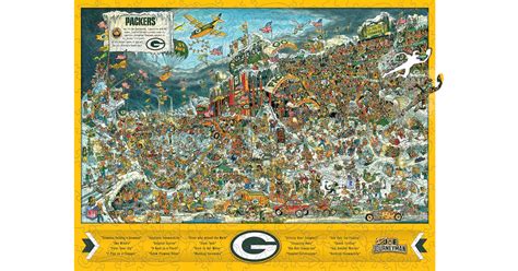 Youthefan Green Bay Packers Wooden Joe Journeyman 333 Pieces • Price