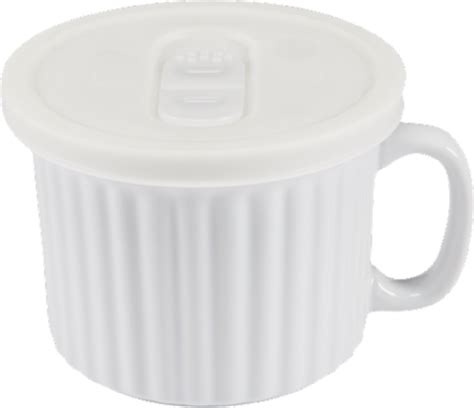 Dash Of That Ceramic Soup Mug With Lid White Oz King Soopers