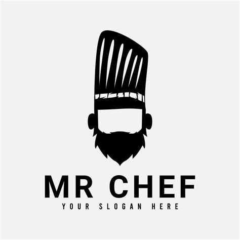 Black Chef Logo Design Template 8770078 Vector Art at Vecteezy