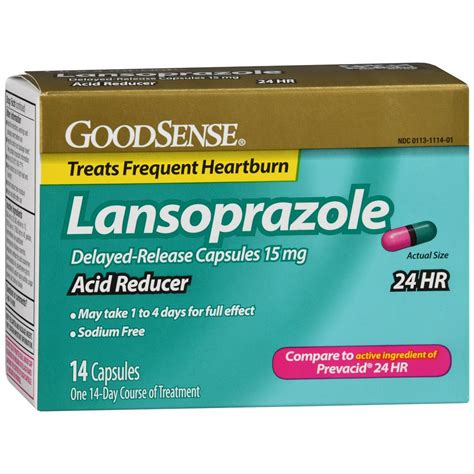 Goodsense® Acid Reducer Lansoprazole Delayed Release Capsules 14 Ea