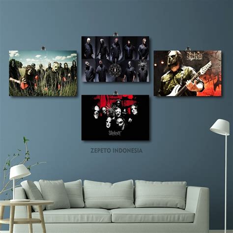 Jual Hiasan Dinding Band Slipknot X Poster Band Slipknot