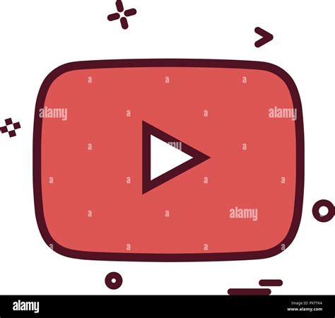 Youtube icon design vector Stock Vector Image & Art - Alamy