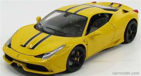 Mattel Hot Wheels Bly Scale Ferrari Italia Speciale Yellow
