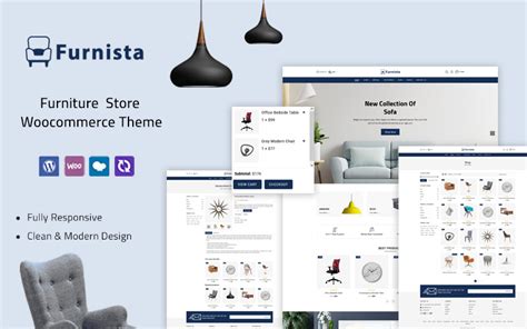 Furnista Tema WordPress WooCommerce Para Tienda De Muebles