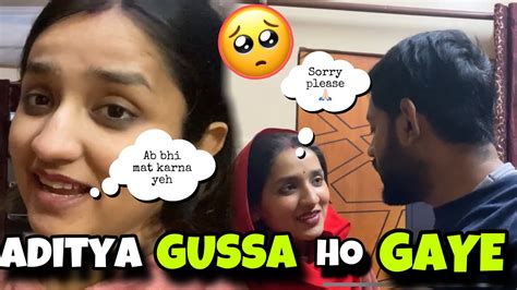 Aditya Naraz Kyu Ho Gaye 🥺 Vlog Daily Vlog Mrandmrsgautam Vlog