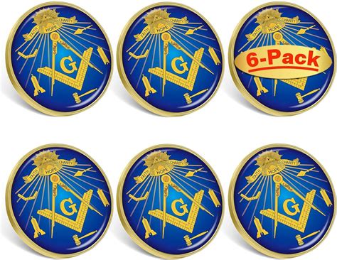 Amazon 6 12 50Pcs Masonic Lapel Pins Bulk Metal Free Freemasonry