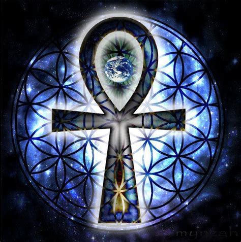 Ankh And Flower Of Life Symbolism In Ancient Egypt