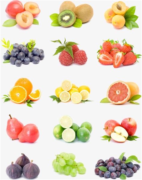 Assorted Fruits and Vegetables - Oranges, Raspberries, Kiwis, Pears, Peaches