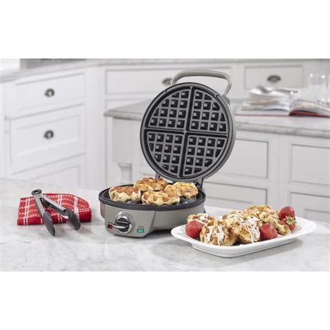 Wafflera Belga Rebanadas Acero Wafleras Waf P Cuisinart