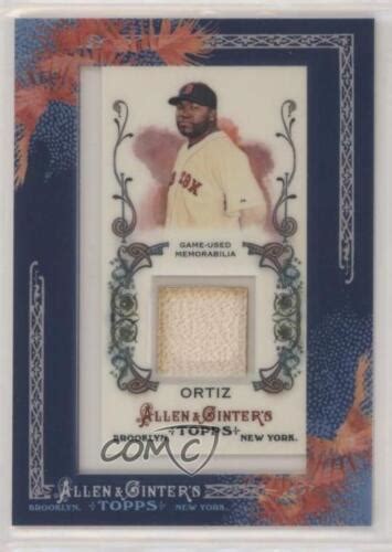 Topps Allen Ginter S Framed Mini Relics David Ortiz Bat Agr