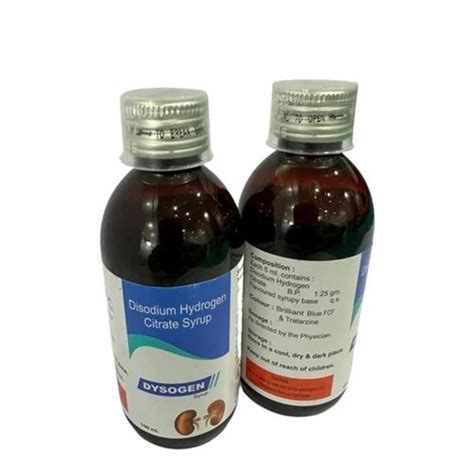 Disodium Hydrogen Citrate Syrup 100 Ml At Rs 78 Bottle In Baddi ID