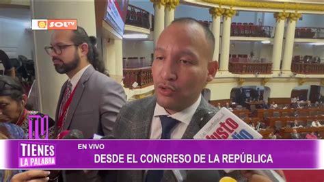 Boluarte no debe guardar silencio en fiscalía Congresista Alejandro