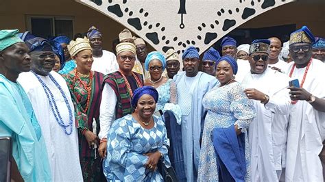 Honour From Source Senator Elect Eshilokun Sanni Wife Become Okanlomo