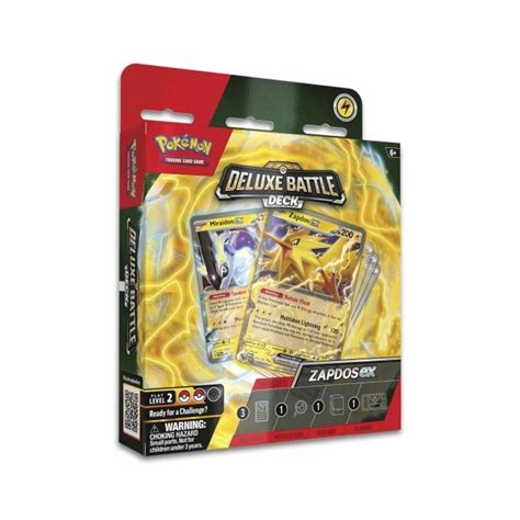 Pokémon TCG Zapdos ex Deluxe Battle Deck Pokémon Center Official Site