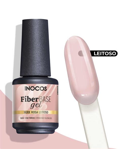Inocos Fiber Base Cover Nude Rosa Leitoso Biucosmetics