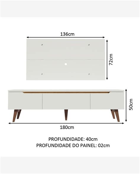 Riachuelo Rack Madesa Reims E Painel Para Tv At Polegadas