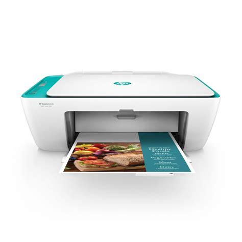 HP DeskJet 2640 All-in-One Wireless Color Inkjet Printer (White/Teal) - Instant Ink Ready ...