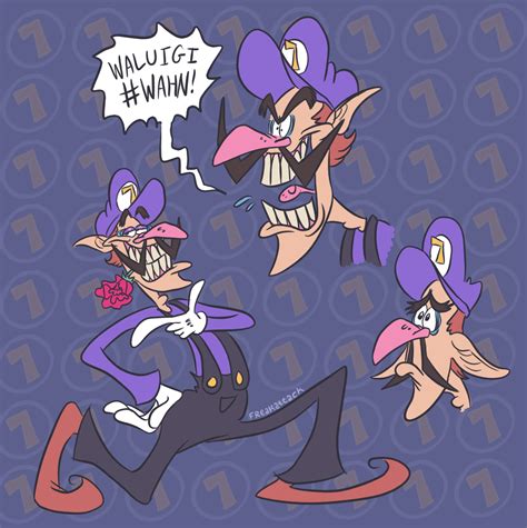 Warioware Waluigi