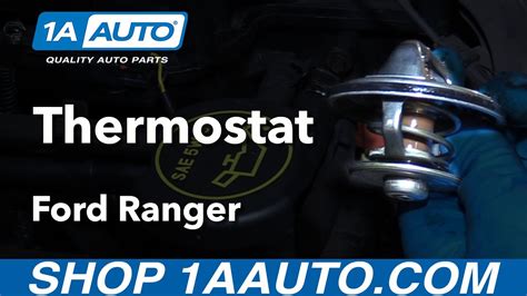 How To Replace Thermostat 98 12 Ford Ranger 4 0l Youtube