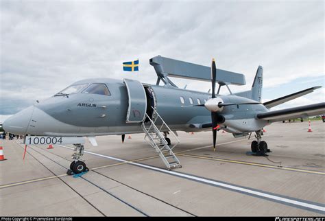 100004 Swedish Air Force Saab S 100D Argus 340 AEW C Photo By