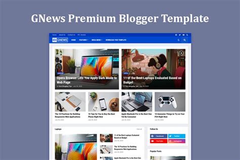 50 Best Responsive Free Blogger Templates 2022 WikiPoka Blogger