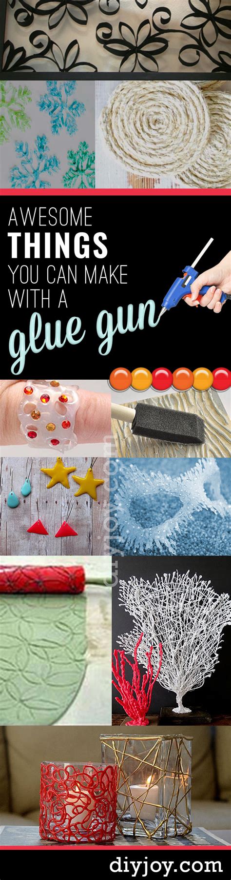 Hot Glue Gun Crafts Ideas Easy Diy And Crafts