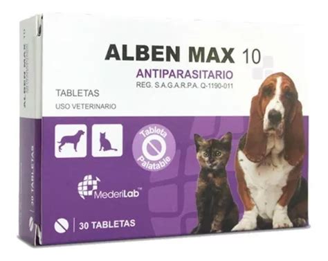 Desparasitante Para Perros Y Gatos Alben Max De Tabs Mercadolibre