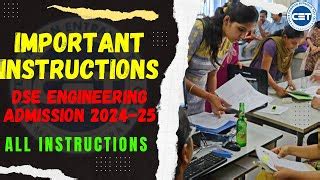 Direct Second Year Engineering Cut Off List 2024 25 Dse Admission