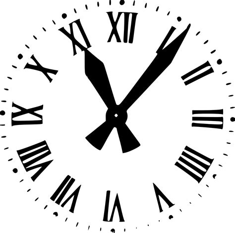 Black Time Clock Transparent Image Png Play