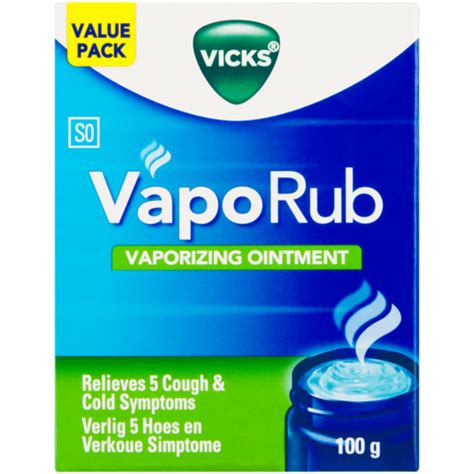 Vicks Vaporub 100g Cold And Flu Medicine Toiletries Checkers Za