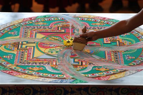 Buddhist Sand Mandala Destruction