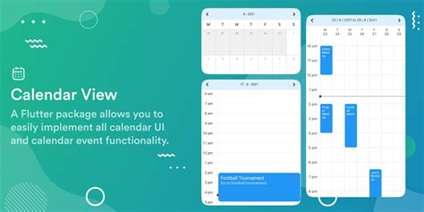 A Flutter Package Allows You To Easily Implement All Calendar Ui