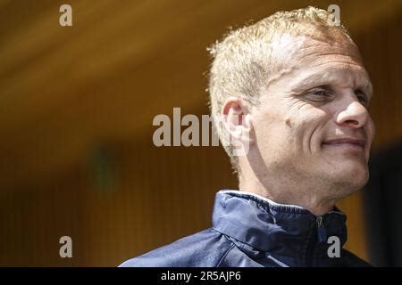 Lier Belgien Juni Der Cheftrainer Der Union Karel Geraerts