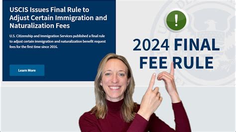 New USCIS Fees Announced For 2024 YouTube