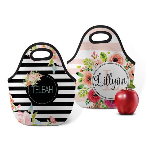 Personalized Lunch Totes Custom Lunch Box Monogram Lunch - Etsy