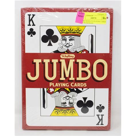 Jumbo Novelty Playing Cards New In Package