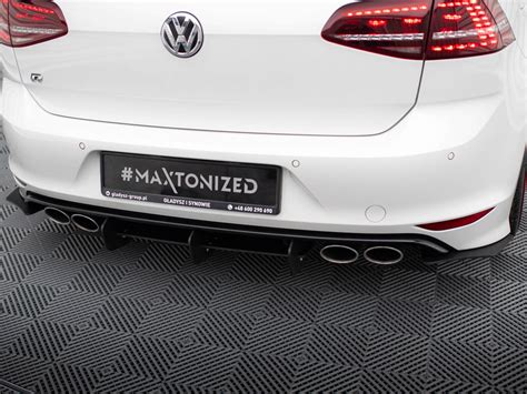 Rear Diffuser Rear Side Splitters Vw Golf R Mk Hatchback Maxton