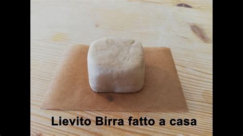 Lievito Di Birra Fatto In Casa Youtube